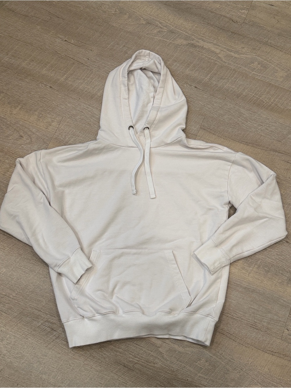 Buffalo David Bitton White Drawstring Hoodie